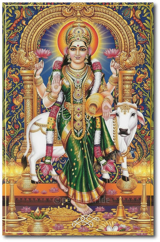 Lakshmi I Vastu Graha Lakshmi I Spiritual I Wall Poster / Frames