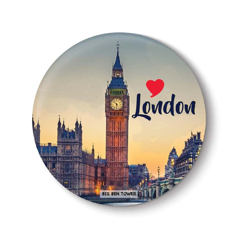 Love London I Big Ben Tower I England I Love with Europe Series I Fridge Manget