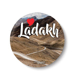 Love Ladakh I Leh - Ladakh - Manali Highway I Travel Memories I Fridge Magnet