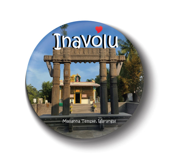 Love Inavolu I Mallanna Temple I Warangal I Telangana I Spiritual I Souvenir I Travel Memories I Fridge Magnet