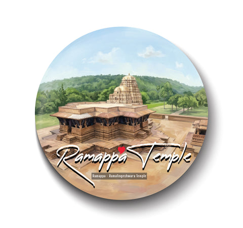 Love Ramappa Temple I Ramalingeshwara Temple I Palampet I Telangana I Spiritual I Souvenir I Travel Memories I Fridge Magnet