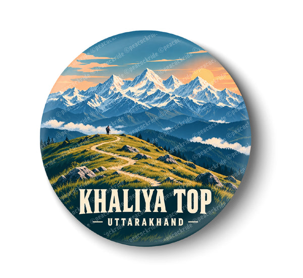Love Khaliya Top I Uttarakhand I Souvenir I Travel Memories I Fridge Magnet