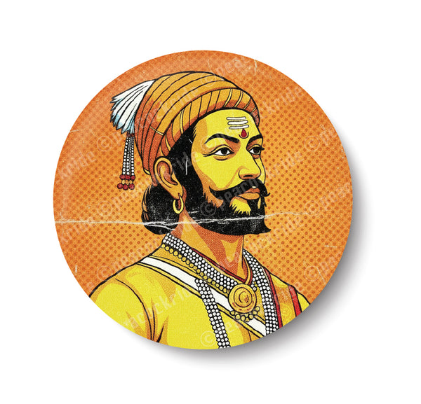 Chattrapati Shivaji Maharaj I Jai Shivaji Maharaj I Maratha Marathi Empire I Hindu Maharashtra I Fridge Magnet