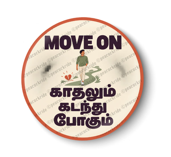 Move On I Kadhalum Kadandhu Pogum I Romantic Relationship I Tamil Love Lovers Breakup I Fridge Magnet