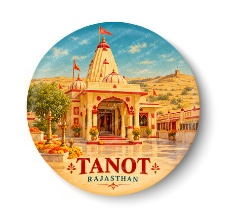 Love Tanot I Tanot Mata Temple I Rajasthan I Souvenir I Travel Memories I Fridge Magnet