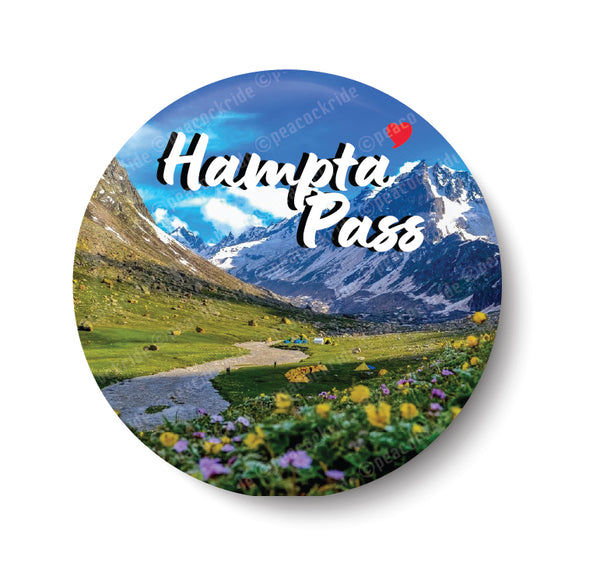 Love Hampta Pass I Himachal Pradesh I Souvenir I Travel Memories I Fridge Magnet