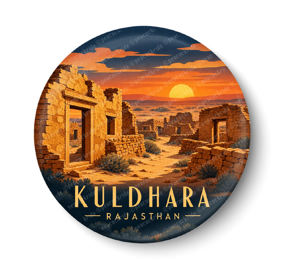 Love Kuldhara I Rajasthan I Souvenir I Travel Memories I Fridge Magnet