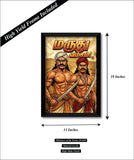 Maruthu Brothers I Maruthu Vamsam I Marudhu Pandiyars I Sivagangai I Freedom Fighter I Tamil Nadu I Wall Poster