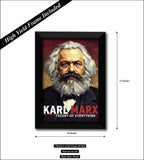 Karl Marx I Theory of Everything I Revolutionary socialism I Marxism I Communism I Wall Poster / Frames