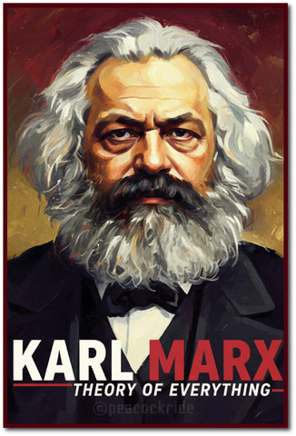Karl Marx I Theory of Everything I Revolutionary socialism I Marxism I Communism I Wall Poster / Frames