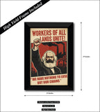 We have Nothing to Lose I Karl Marx I Revolutionary socialism I Marxism I Communism I Wall Poster / Frames