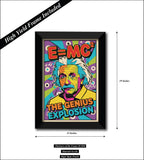 Albert Einstein I The Genius Explosion I Scientist I Physicist I Wall Poster