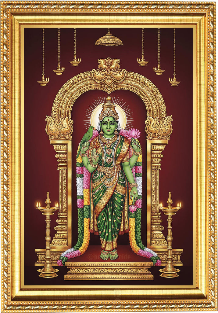 Madurai Meenakshi Amman I Meenakshi I Spiritual I Wall Poster / Frames ...