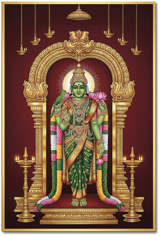 Madurai Meenakshi Amman I Meenakshi I Spiritual I Wall Poster / Frames