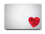 Love Mom and Dad Life Line Laptop Sticker
