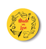 Made with love Fridge Magnet