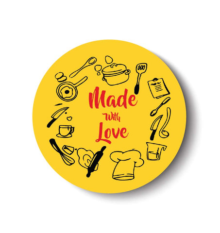 Made with love Fridge Magnet