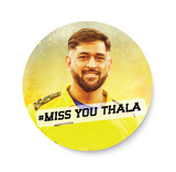 Miss You Thala I CSK I Farewell DHONI I Pin Badge