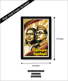 Muthuramalinga Thevar Netaji Subhas Chandra Bose I Nethaji Desiyamum Deivigamum I Freedom Fighter I Wall Poster