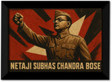 Netaji Subhas Chandra Bose I Leader of INA I Freedom Fighter I  Wall Poster / Frame