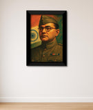 Netaji Subhas Chandra Bose I Freedom Fighter I INA I  Wall Poster / Frame