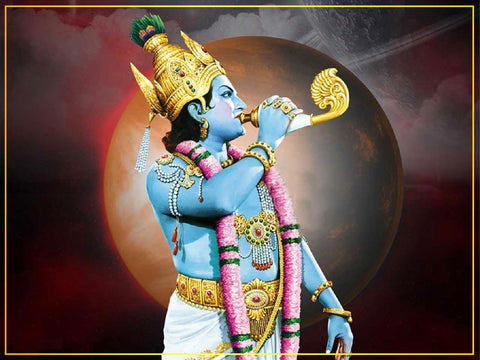 NTR as Lord Krishna Wall Poster/ Frame