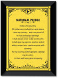 National Pledge of India Wall Poster / Frame