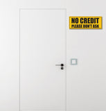 No Credit I Please Don't Ask I Shop I Wall Sticker