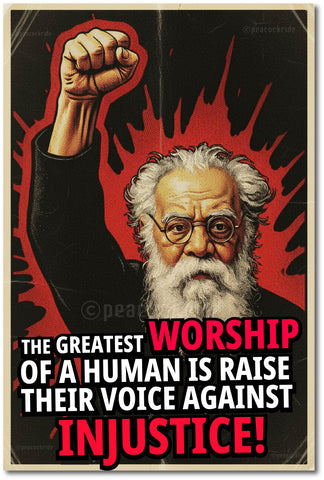 Thanthai Periyar I The Greatest Worship I Periyar Quote I Dravidian I Wall Poster / Frames