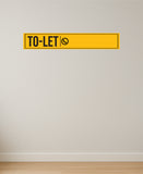 Tolet Sticker With Free Permanet Marker to write contact number  I House I Office I Shop I Rent I Wall Sticker