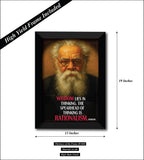 EV Ramasamy I Wisdom Lies in Thinking I Periyar Quote I Dravidian I Wall Poster / Frames