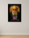 EV Ramasamy I Wisdom Lies in Thinking I Periyar Quote I Dravidian I Wall Poster / Frames