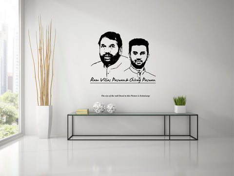 Ram Vilas Paswan & Chirag Paswan I Lok Janshakti Party I LJP I Bihar I Wall Decal