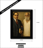 Dr. BR Ambedkar EV Ramasamy Periyar I Ambedkar Periyar I Jai Bhim I Wall Poster / Frames