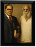 Dr. BR Ambedkar EV Ramasamy Periyar I Ambedkar Periyar I Jai Bhim I Wall Poster / Frames