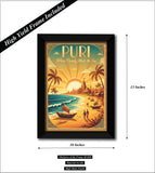 Puri Jagannatha Temple I Jai Jagannath I Where Divinity Meets the Sea I Spiritual I Odisha I India Travel Wall Poster / Frames