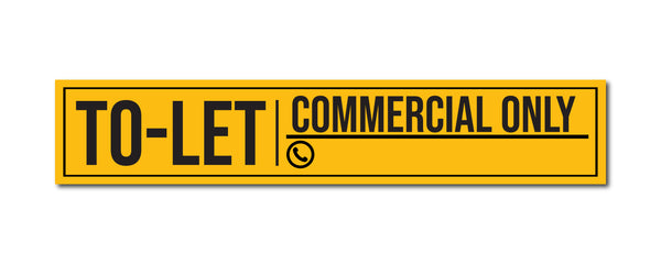 Tolet I Commercial Only I With Free Permanet Marker to write contact number I House I Office I Shop I Rent I Wall Sticker