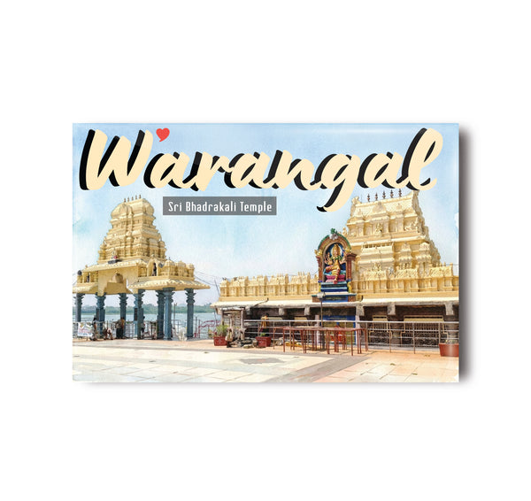 Love Warangal I Sri Bhadrakali Temple I Telangana I Spiritual I Souvenir I Travel Memories I Fridge Magnet