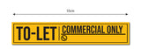Tolet I Commercial Only I With Free Permanet Marker to write contact number I House I Office I Shop I Rent I Wall Sticker