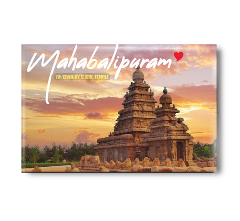 Love Mahabalipuram I Shore Temple I Mamallapuram I Tamil Nadu I Souvenir l Travel I Fridge Magnet