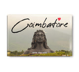 Love Coimbatore I Adiyogi Shiva Statue I Kovai I Tamil Nadu I Souvenir I Travel Memories I Fridge Magnet