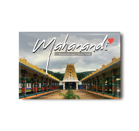 Love Mahanandi I Sri Mahanandeeswara Swamy Temple I Andhra Pradesh I Spiritual I Souvenir I Travel Memories I Fridge Magnet