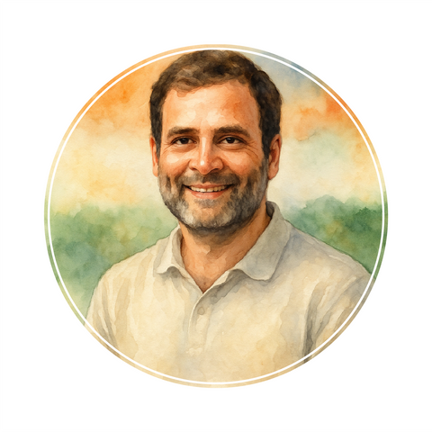 Rahul Gandhi I Indian National Congress I INC I Car Window Sticker
