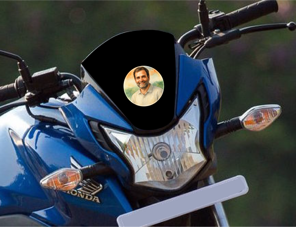 Rahul Gandhi I Indian National Congress I INC I Bike Sticker