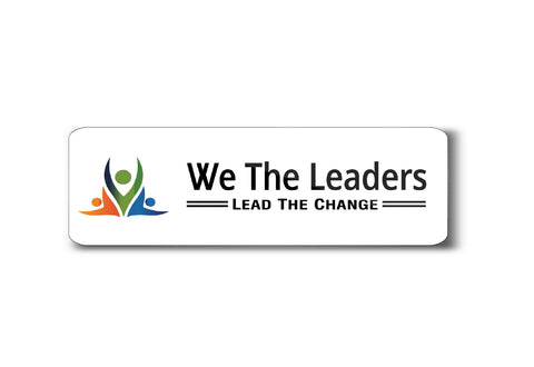 We The Leaders I Lead The Change I Annamalai I Rectangle Pin Badge