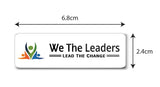 We The Leaders I Lead The Change I Annamalai I Rectangle Pin Badge