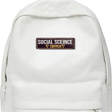 Social Science Topper I Class Topper I School I College I University I Rectangular Pin Badge