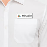 We The Leaders I Lead The Change I Annamalai I Rectangle Pin Badge