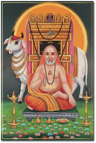 Sri Raghavendra Swamy I Raghavendra Swami I Spiritual I Wall Poster / Frames