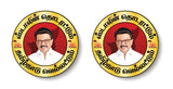 Stalin Thodarattum I MK Stalin I Udhayanidhi I DMK I Pin Badge Pack of 2 No's